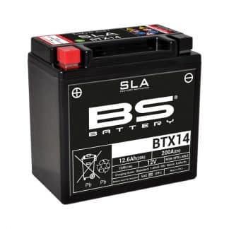 BS Battery accu BTX14 SLA 